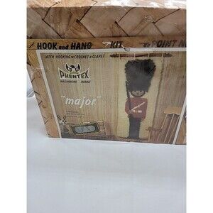 Phentex Major 14"X34" Nutcracker Wall Hanging Latch Hook  Craft Kit NEW VINTAGE